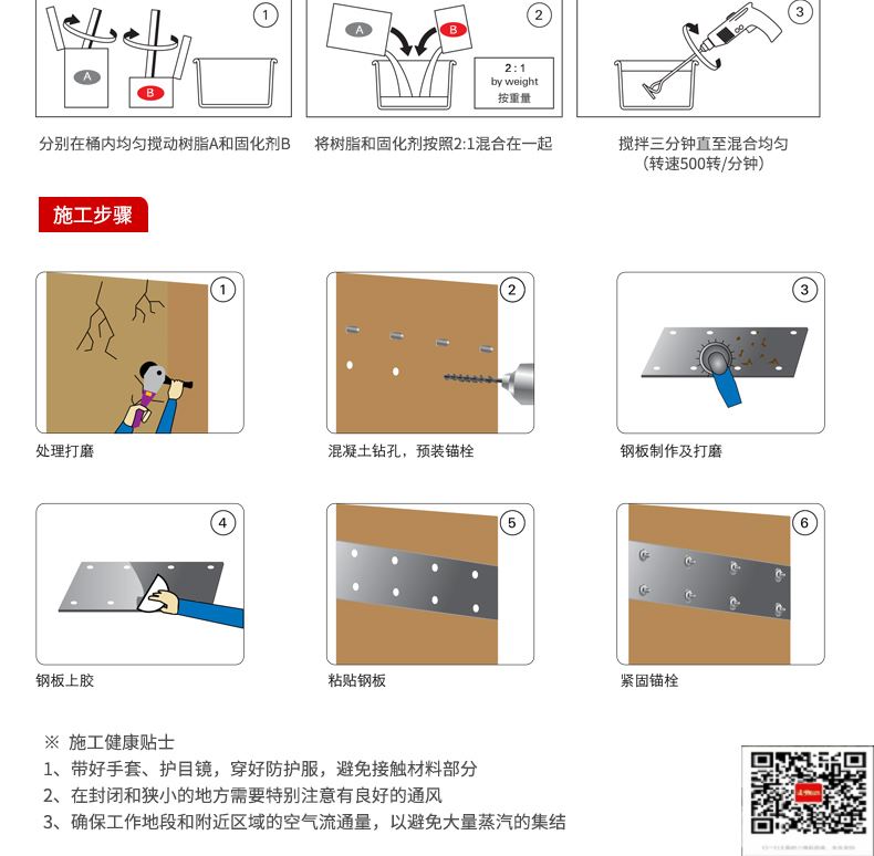 包钢武江粘钢加固施工过程